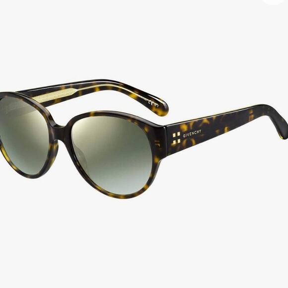 Givenchy Women's Tortoise Shell Sunglasses Gold Brown Black GV 7122 57mm $365 - Picture 1 of 12
